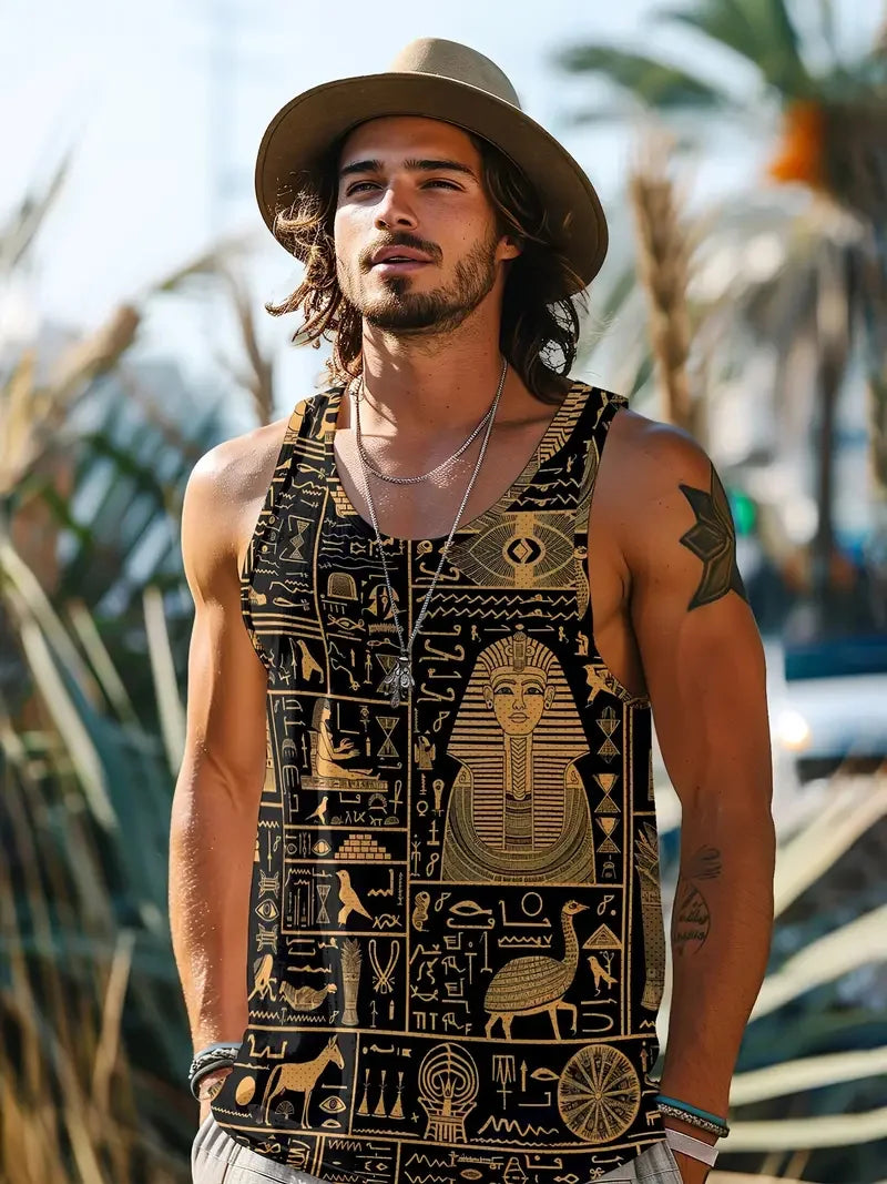 Summer new fresh style men's undershirt daily fitness sports street fashion breathable comfortable summer short sleeve