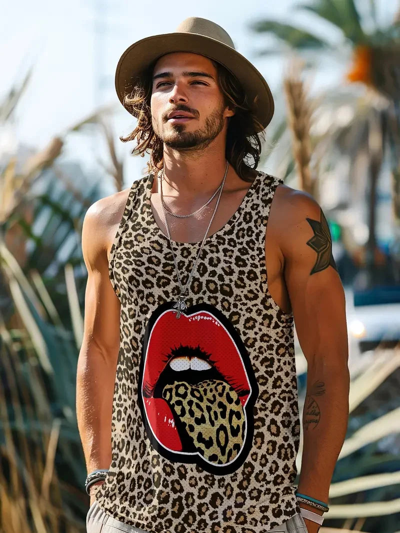 Summer new fresh style men's undershirt daily fitness sports street fashion breathable comfortable summer short sleeve