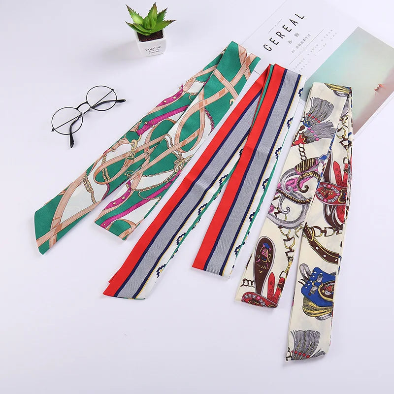 Extra long wide ribbon belt skirt knot silk satin ribbon bow silk scarf gauze cloth strip waist seal Women's Belt