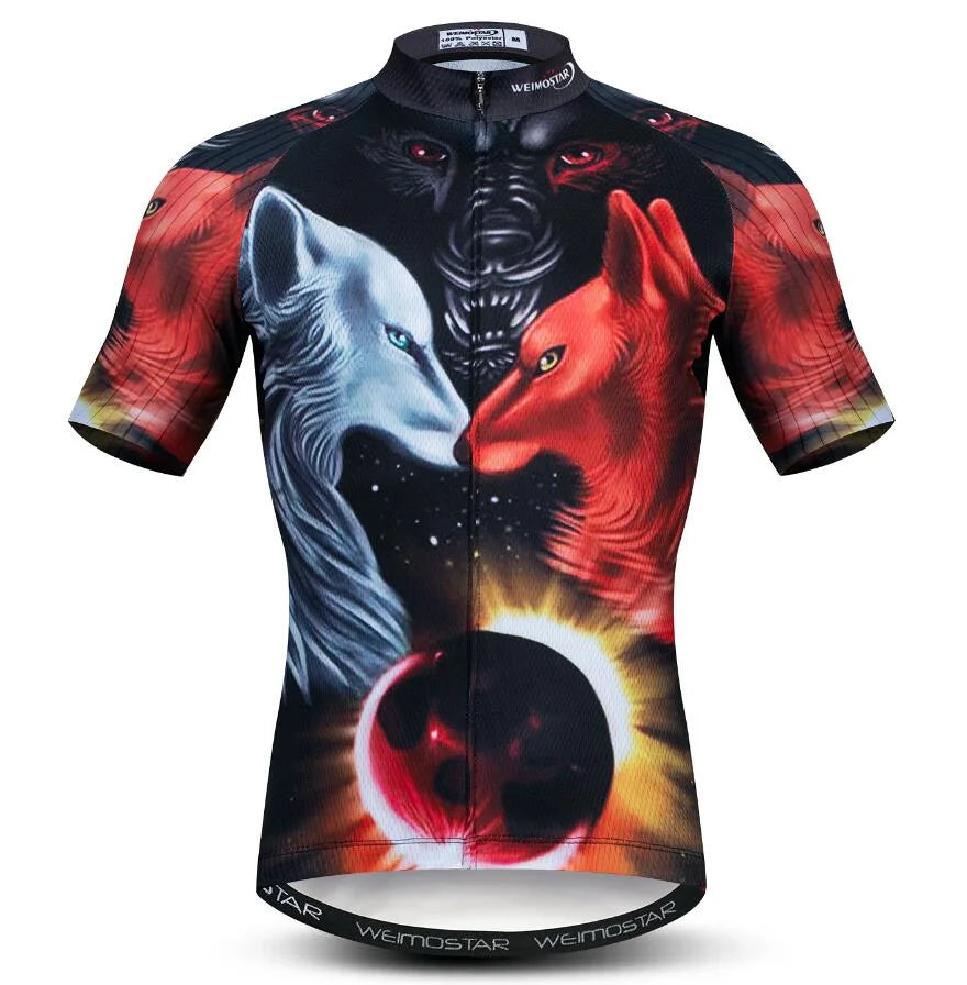 Men's cycling clothes motorcycle team off-road short-sleeved cycling