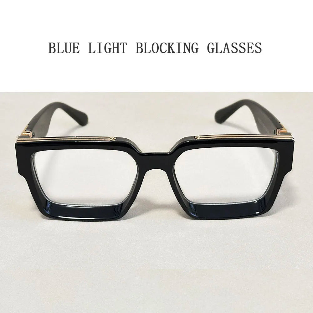 Senior Square Sunglass Men/Women Vintage Millionaire Sunglasses Women Silver Retro Fashion Glasses