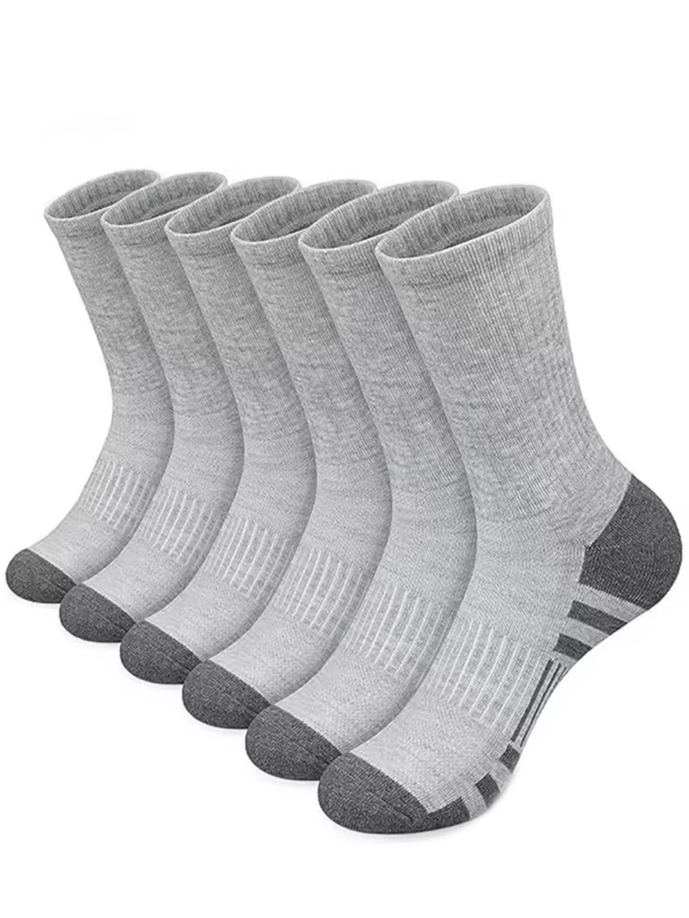 10/30 Pairs Men's Running Socks Soft Comfortable Summer Sweat Wicking Breathable Basketball Sports Socks for Active Lifestyle