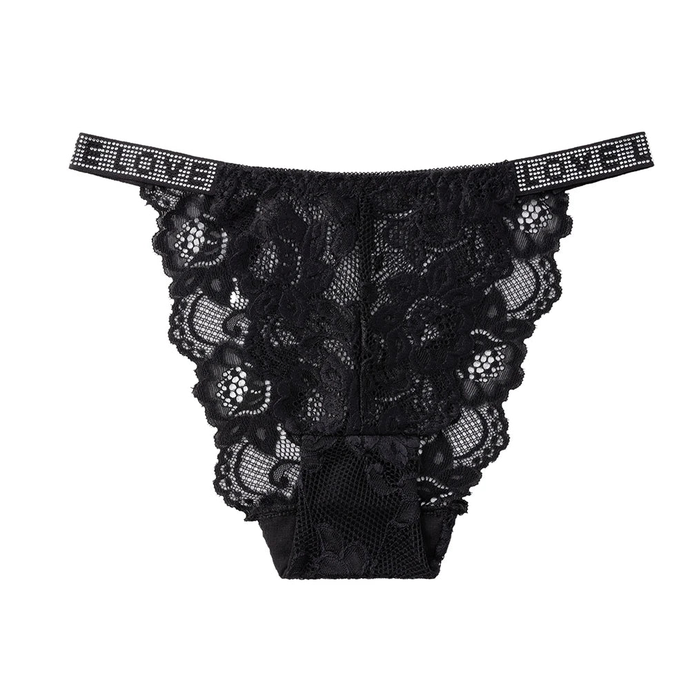 TrowBridge 10PCS Women's Panties Flowers Fashion Female Lace Bikini Hollow Out Sexy Lingerie Charming Briefs Underpants Hot Sale