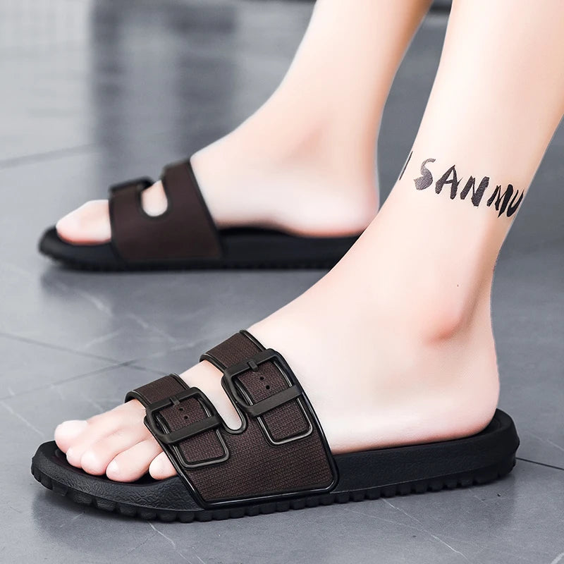 Men's Soft Slippers Indoor Outdoor Comfortable Slides Home Shoes House Room Casual Big Size39-47 EVA Lightweight for Men