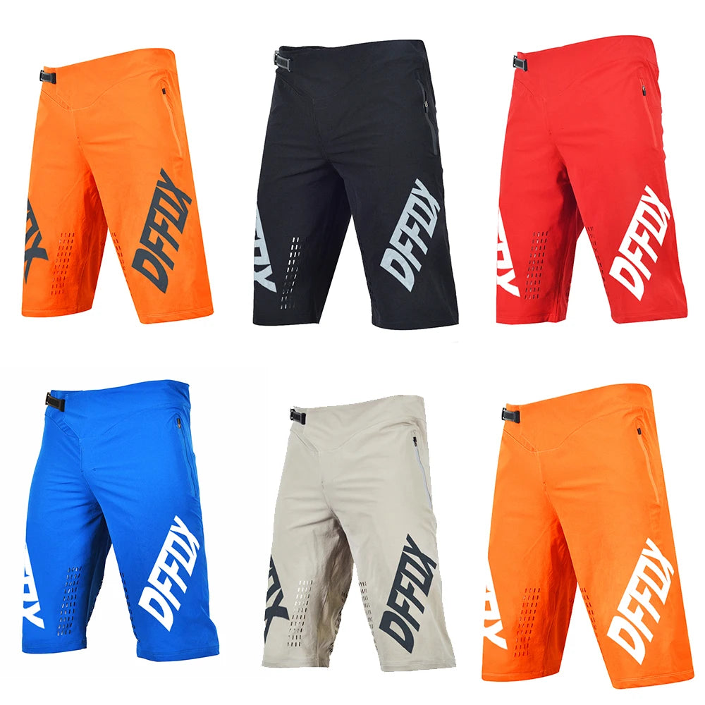 DFFOX MTB Bike Shorts Motocross Racing Mountain Bicycle Offroad Cycling Short Pants Adult