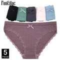 5 Pcs/set Women's cotton panties Girl Briefs Ms. Cotton underwear bikini underwear sexy Ladies Briefs