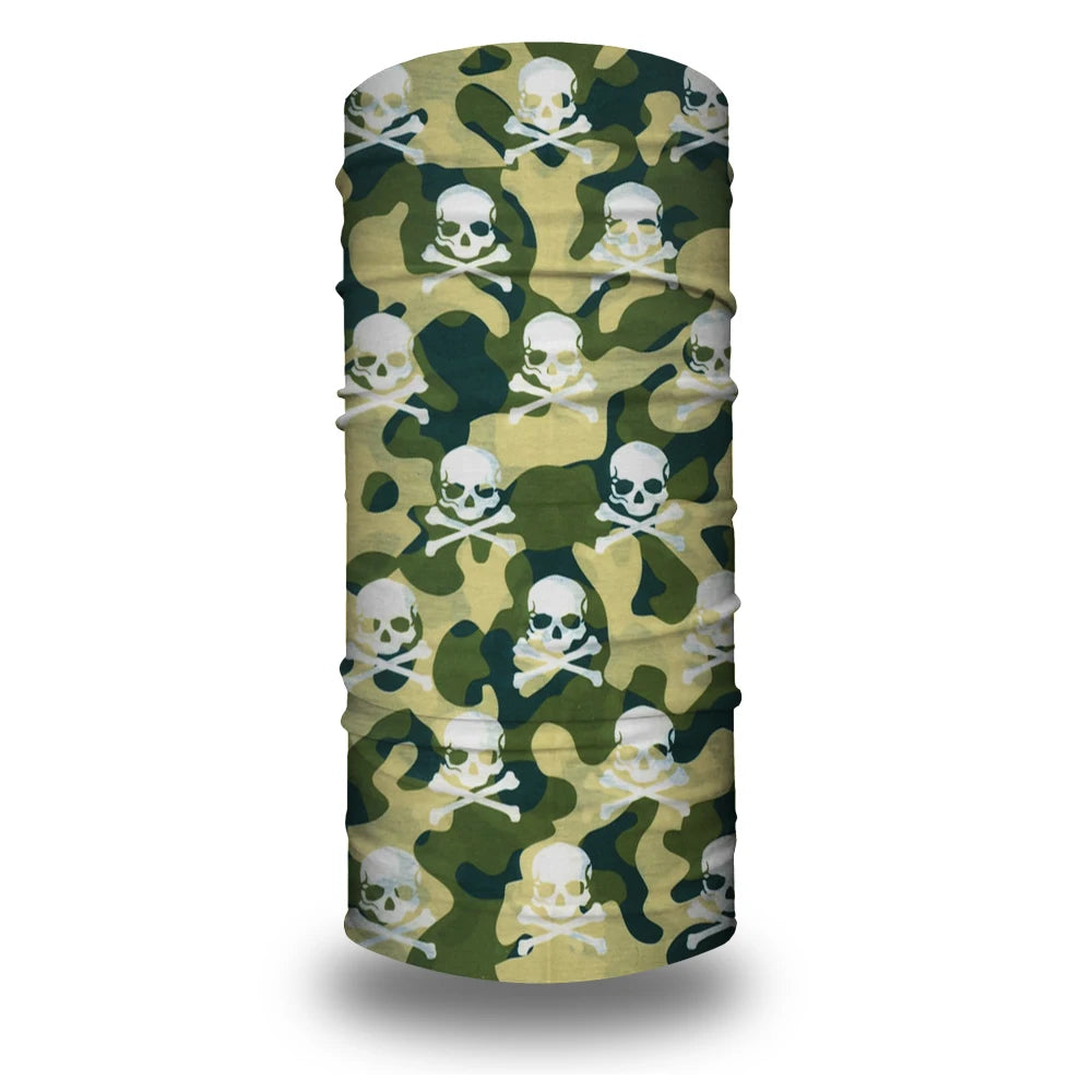 Multi-Purpose Camo Hunting Tactical Bandana Seamless Neck Gaiter Tube Mask Face Shield Hiking Camping Realtree Printed Scarf