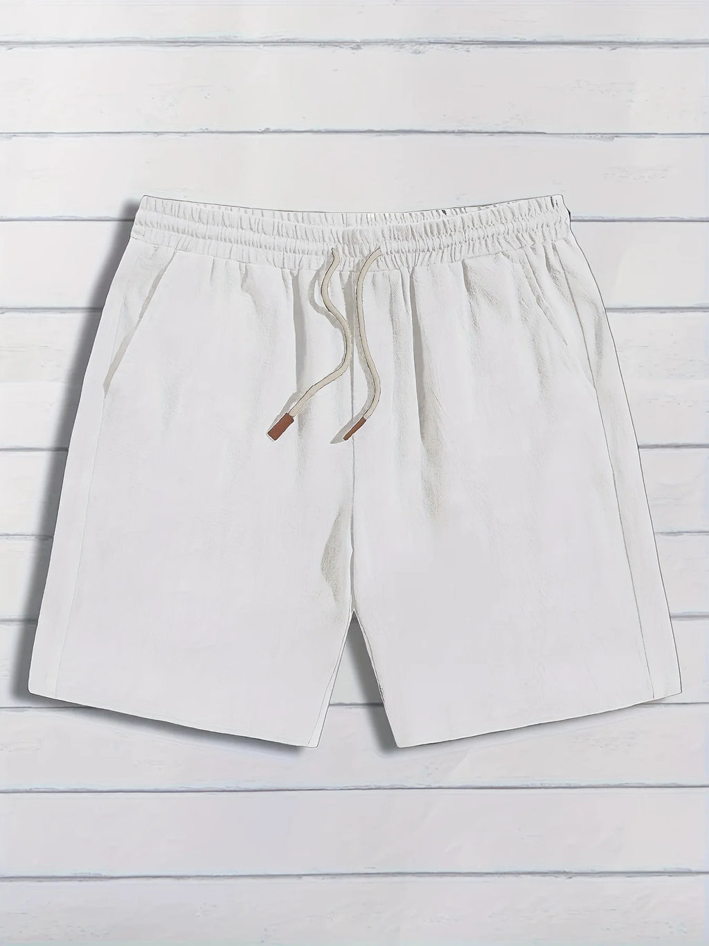 Thin linen shorts for men, loose and casual, five-inch pants, cotton and linen, breathable
