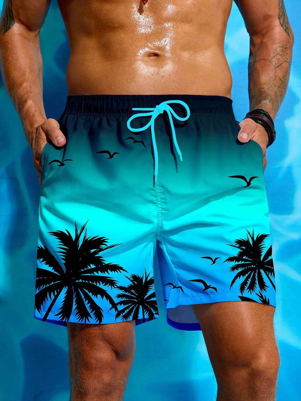 Sport Quick-dry Breathable Men Short Pants Outdoor Street Casual Beach Pants