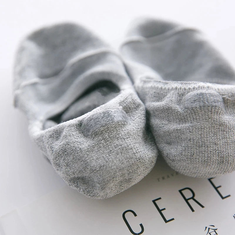 5/10 Pairs Men's Invisible Socks Slippers Cotton Silicone Non-slip Summer No-show Ankle Socks Casual Breathable Thin Boat Sock