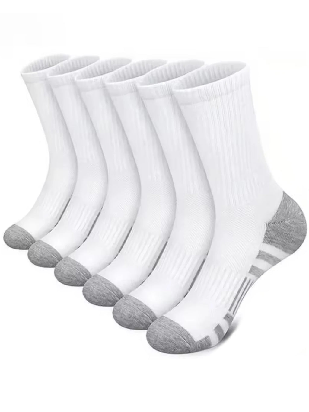 10/30 Pairs Men's Running Socks Soft Comfortable Summer Sweat Wicking Breathable Basketball Sports Socks for Active Lifestyle