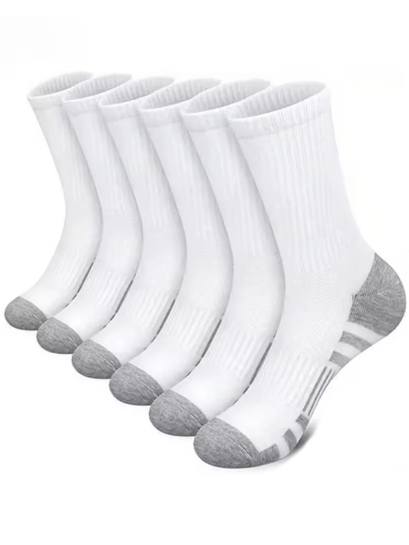 10/30 Pairs Men's Running Socks Soft Comfortable Summer Sweat Wicking Breathable Basketball Sports Socks for Active Lifestyle