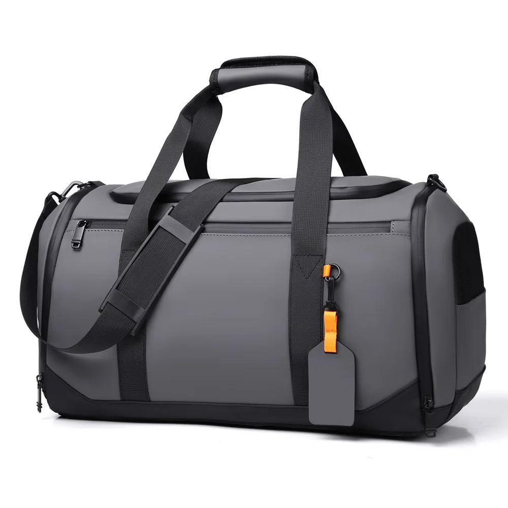 Gym Duffel Bag Yoga Fitness Sport Bag Wet Dry Travel Handbag Outdoor Swimming Camping Pack Large Business Satchel with Shoes Bag