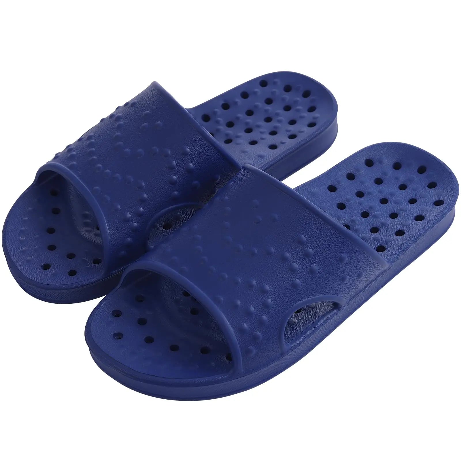 Comwarm Quick Drying Shower Slippers For Women/Men Beach Slides With Arch Support Super Soft Bathroom Slippers With Drain Holes