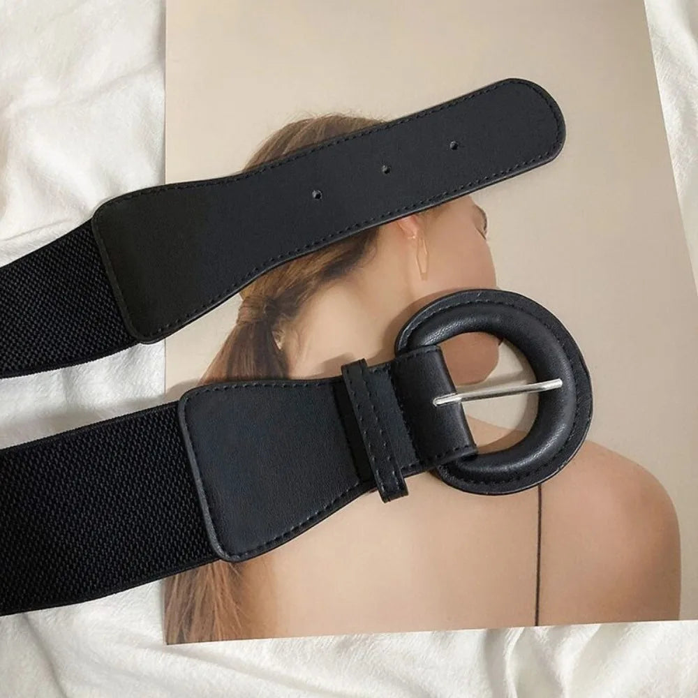 Waistband Women's  Black Waistband Wide Elastic Belt