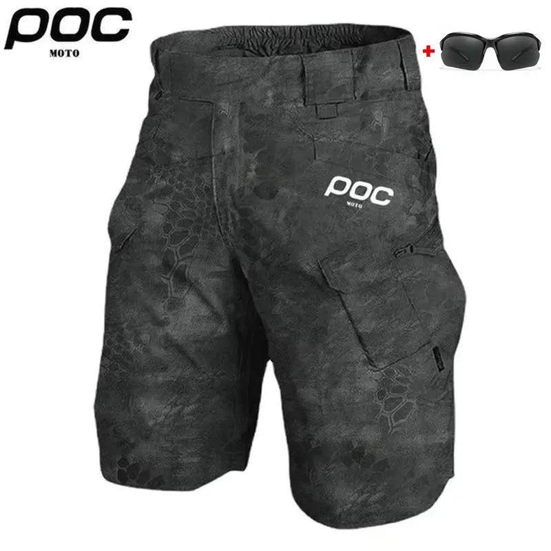 MOTO POC MTB Shorts Men's Mountain Bicycle Short Offroad DH Motorcycle Bike Sports Quick Dry Downhill Short Pants
