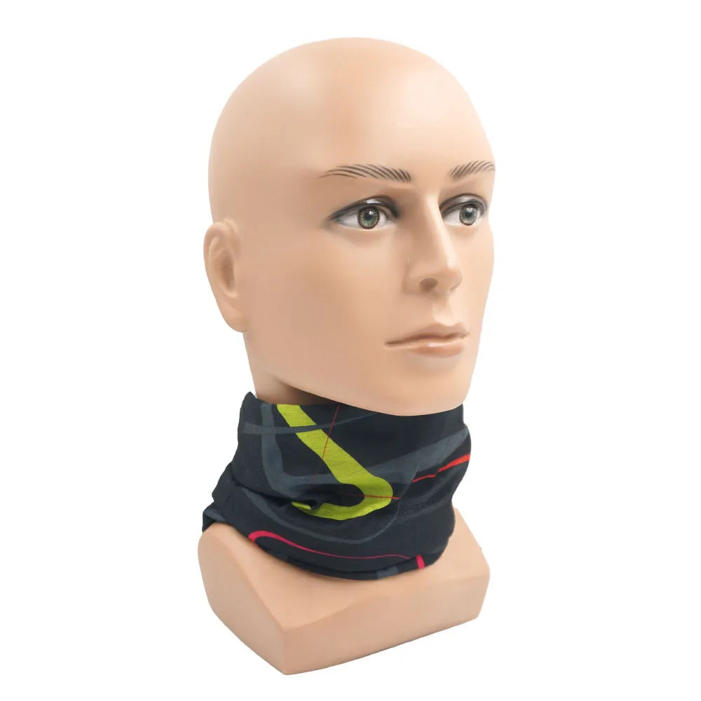 Geometric Plaid Face Bandanas Motocycling Neck Gaiter Men Cycling Helmet Liner Snood Windproof Scarf for Women  Balaclava