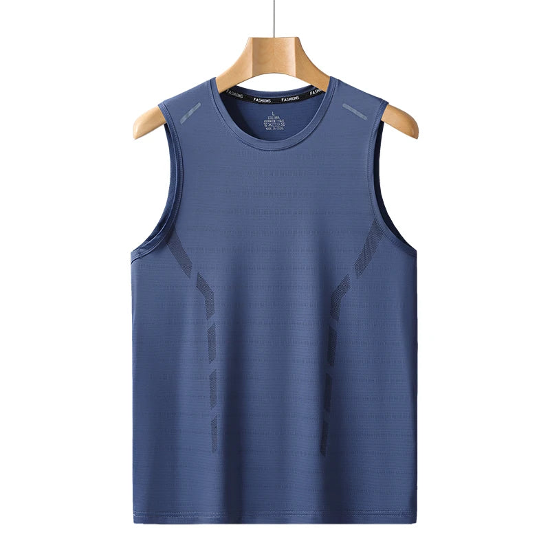 Quick Dry Sleeveless T-Shirt for Men Breathable Lightweight Plus Size Tank Top