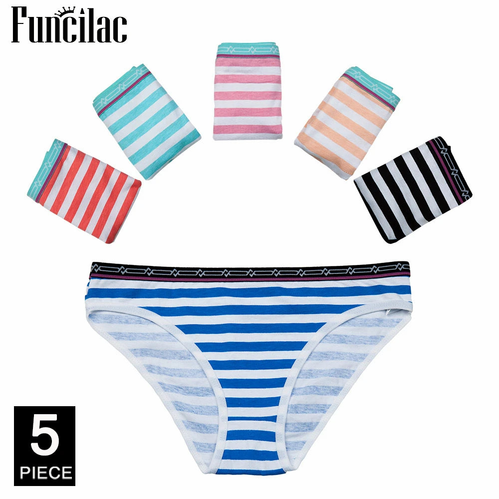 5 Pcs/set Women's cotton panties Girl Briefs Ms. Cotton underwear bikini underwear sexy Ladies Briefs