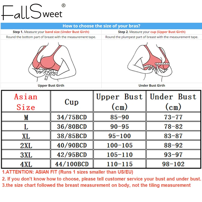4PC Seamless Wireless Bras for Women Large Size Push Up Bra Comfort Underwear Anti-Sagging Bralette Female Lingerie