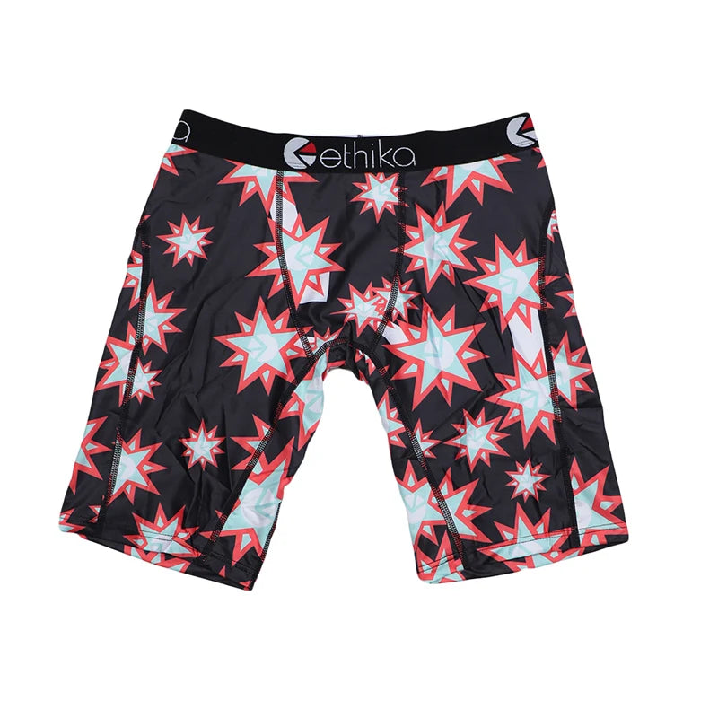 ETHIKA 1Pcs Men Underwear Breathable Crotch Mens Underpants Plus Size Sexy Man Swimming Boxers Briefs Men's Panties Boxershorts