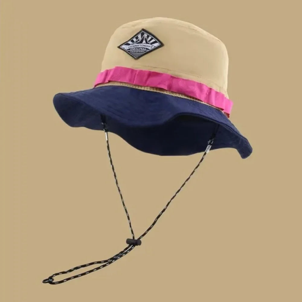 Leisure Vacation Fisherman Hat Quick-drying Basin Hat Packable Hat Summer Sun Hanging Bag Adjustable Visor Hat