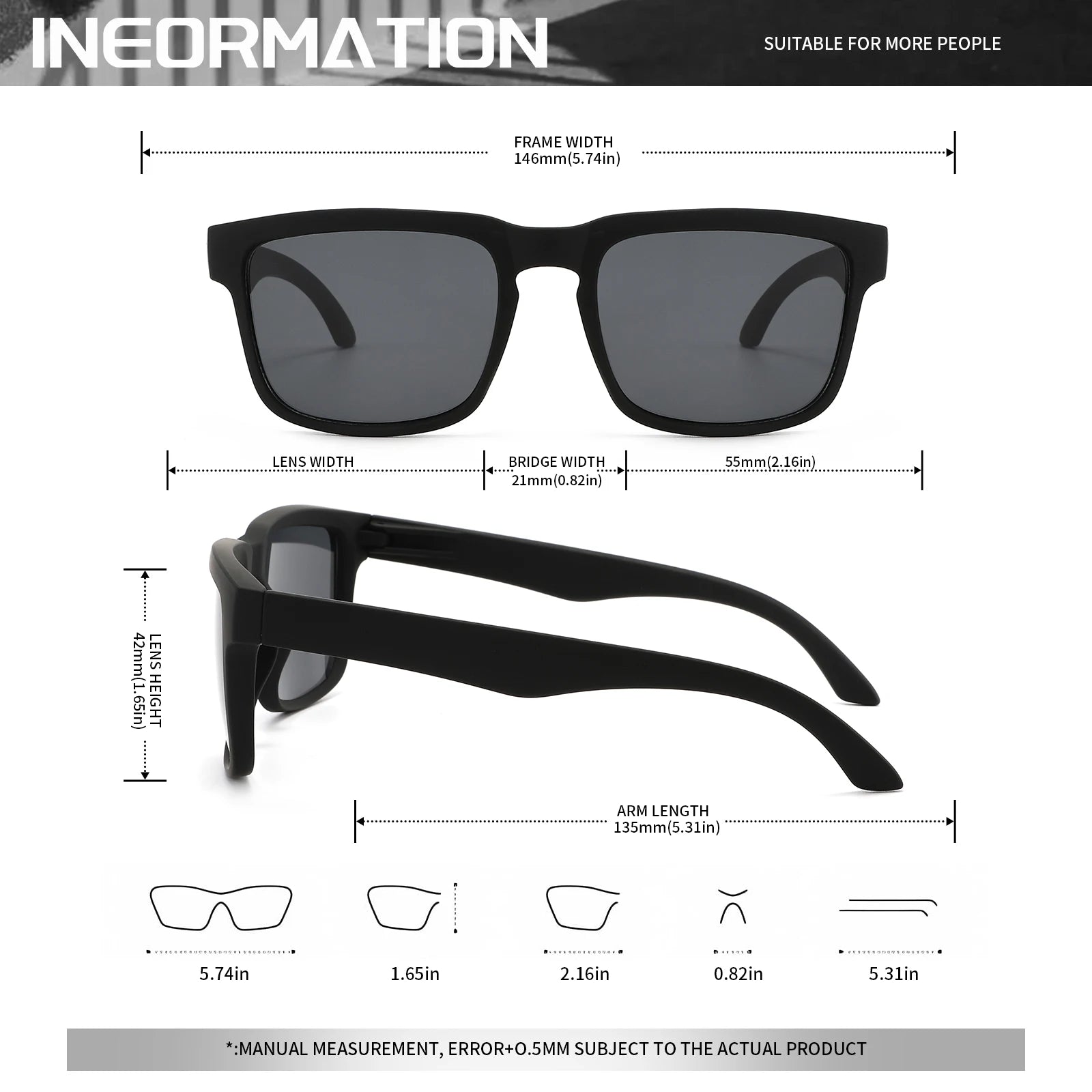 4PCS Square Sports Sunglasses with Designer Temple Pattern - UV400 for Men/Women, Beach Vacation