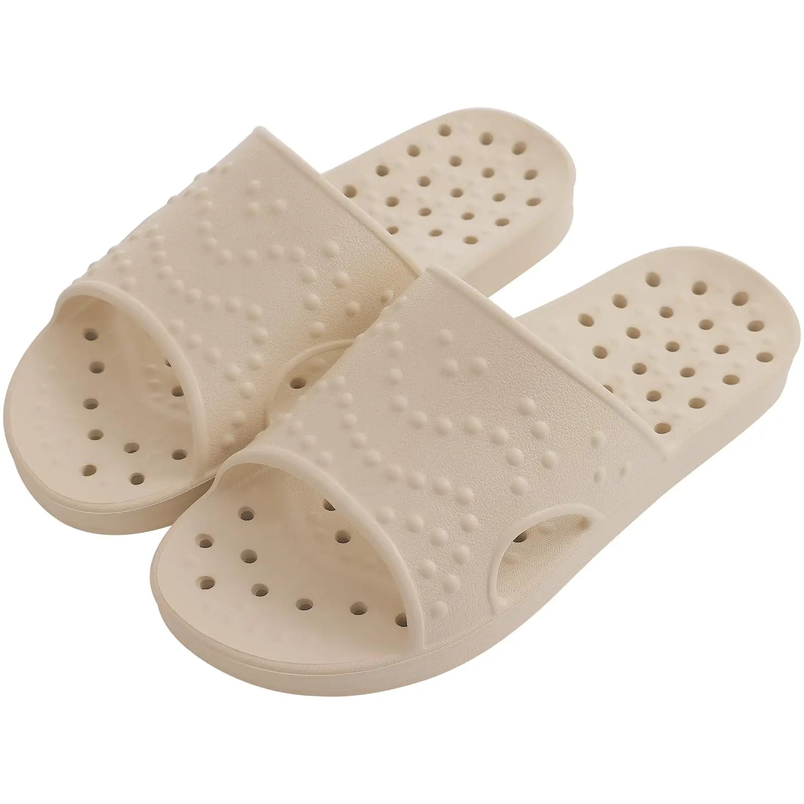 Comwarm Quick Drying Shower Slippers For Women/Men Beach Slides With Arch Support Super Soft Bathroom Slippers With Drain Holes