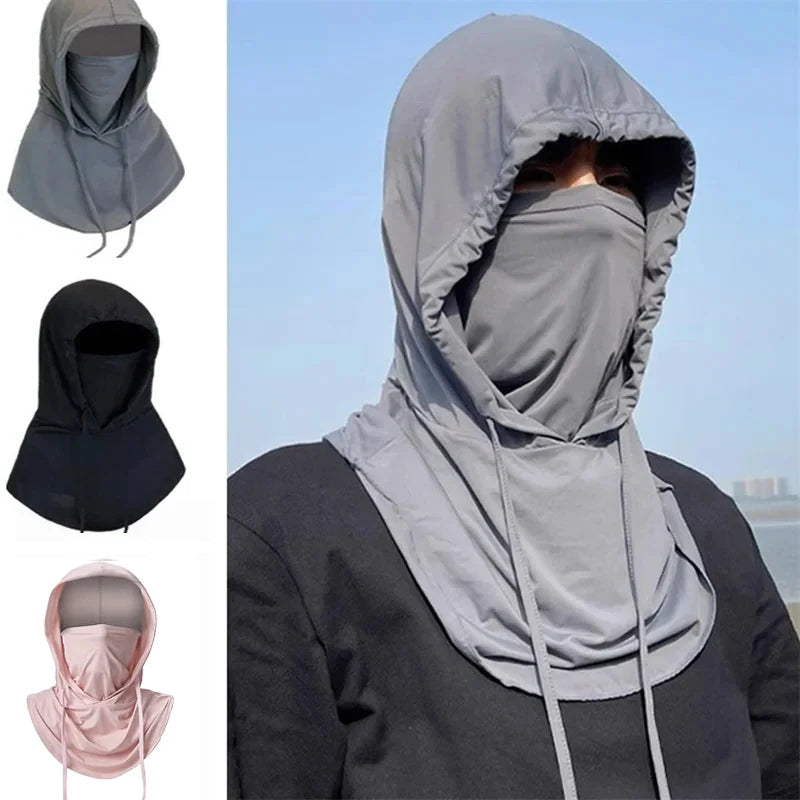Summer Full Face Sun Protection Hat Face Mask Outdoor Hiking and Camping UV Protection Hat Neck Protection Hat