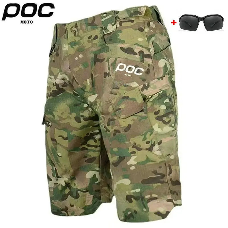 MOTO POC MTB Shorts Men's Mountain Bicycle Short Offroad DH Motorcycle Bike Sports Quick Dry Downhill Short Pants