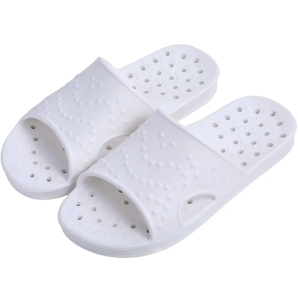 Comwarm Quick Drying Shower Slippers For Women/Men Beach Slides With Arch Support Super Soft Bathroom Slippers With Drain Holes