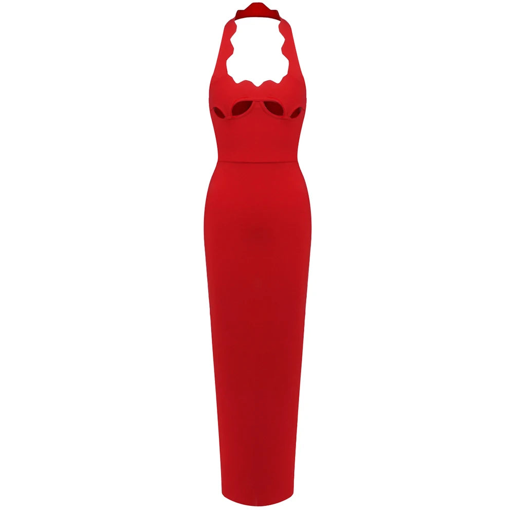 Evening Party Celebrity BodyLong Dress