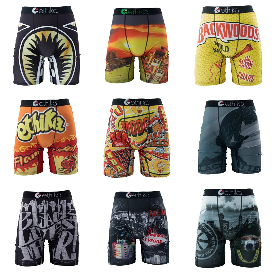 ETHIKA 1Pcs Men Underwear Boxers Breathable Man Group 1