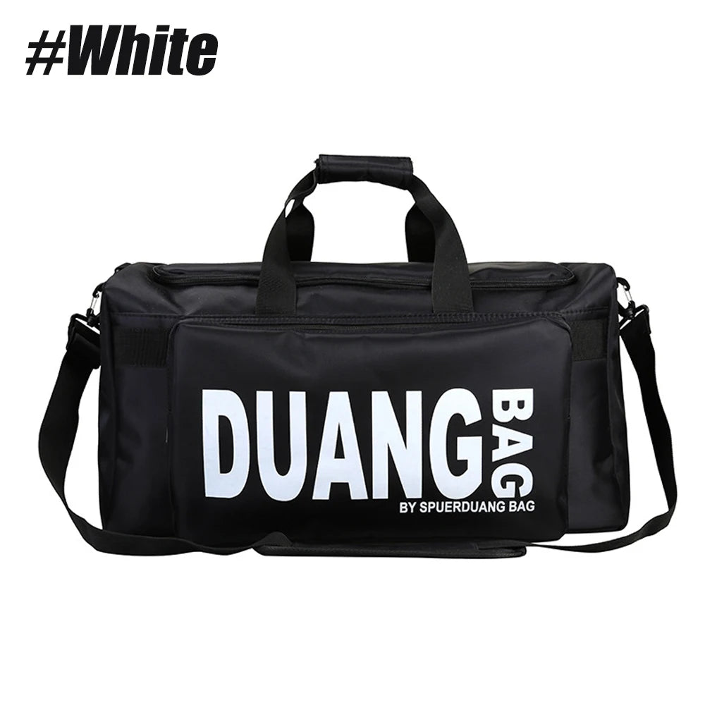 1pcs  Water Resistant Gym Bag Sports Travel Duffel Weekender Bag for Airplane Carry on Workout Overnight for Women & Men