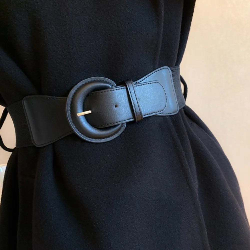 Waistband Women's  Black Waistband Wide Elastic Belt