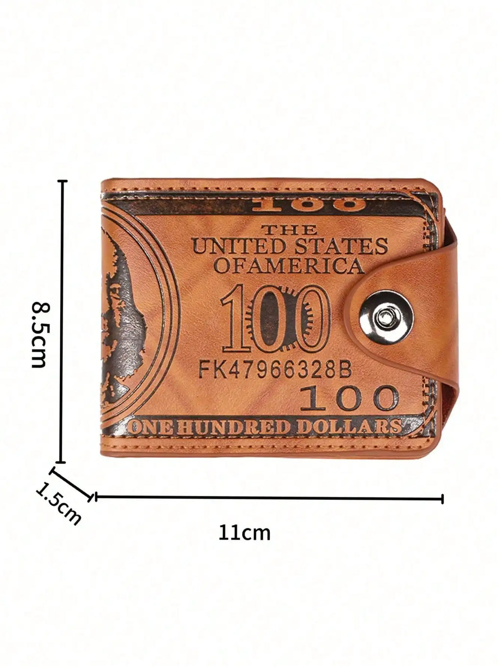 1PC Fashion Simple Men's Short Wallet, PU Leather Multi-Card Slot Coin Purse, Minimalist Casual Wallet for Boys