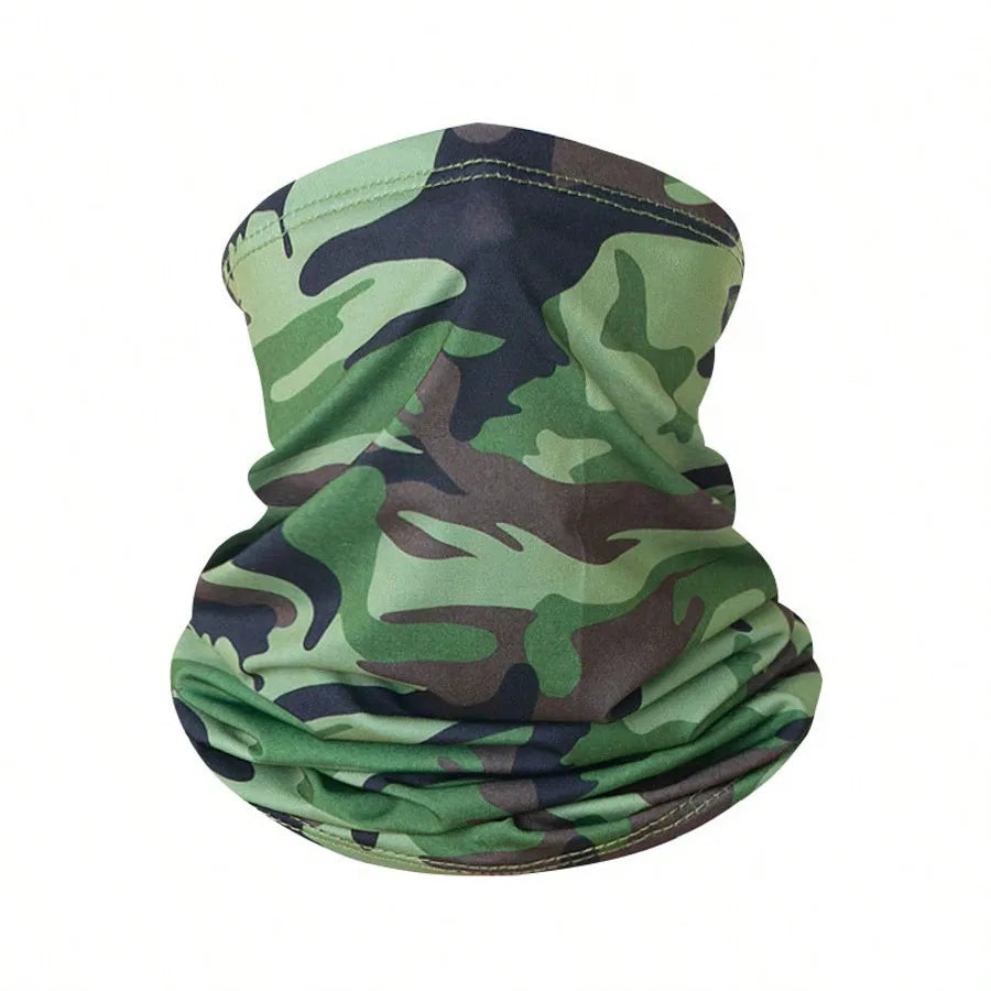 Outdoor Ice Silk Sun Protection Neck Cover, Riding Mask Full Face