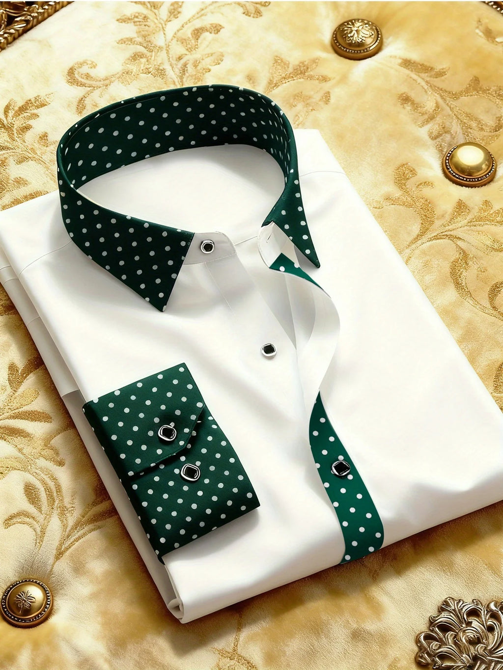 Men's Shirt Brand New Arrival Patchwork Four Season Tuxedo Long Sleeve Smart Casual Elastic Male Business Shirts