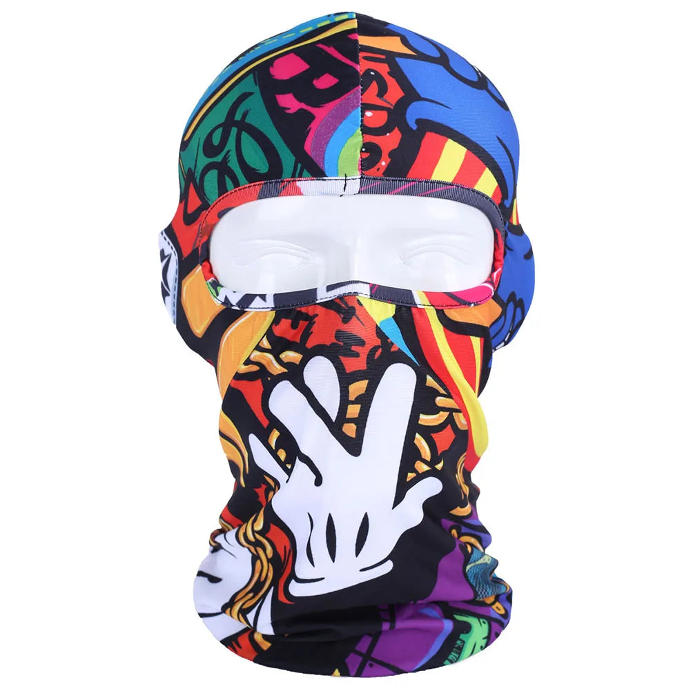 Outdoor Sports Balaclava UV Protection Breathable Riding Motorcycle Face Mask Cover Headgear Cycling Neck Face Shield