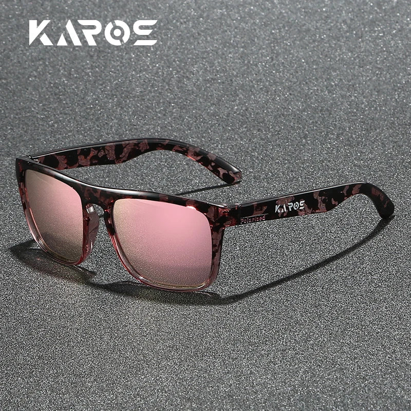 KAROS Polarized Sunglasses For Men/Women Camo Frame UV400 Protection for Driving Fishing Cycling