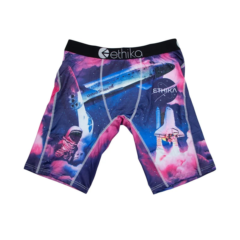 ETHIKA 1Pcs Men Underwear Breathable Crotch Mens Underpants Plus Size Sexy Man Swimming Boxers Briefs Men's Panties Boxershorts
