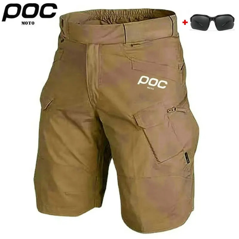 MOTO POC MTB Shorts Men's Mountain Bicycle Short Offroad DH Motorcycle Bike Sports Quick Dry Downhill Short Pants