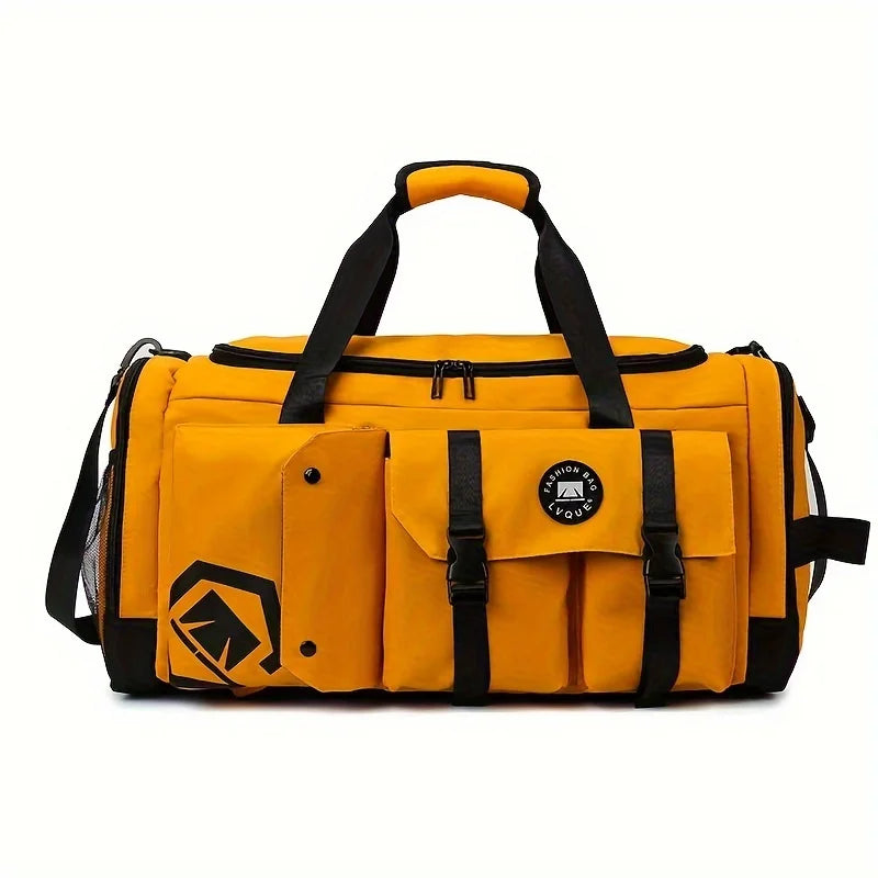 Large-capacity travel backpack, wet and dry separation, sports gym bag, independent shoe storage compartment