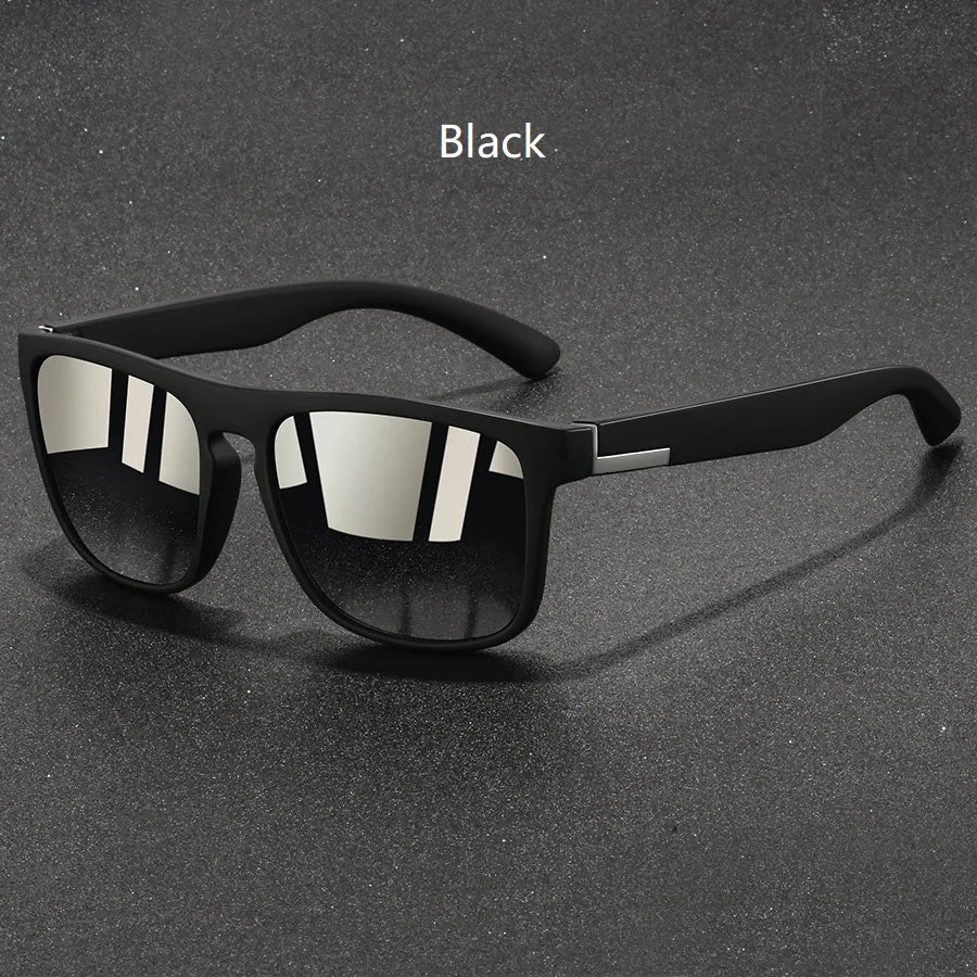 Fashion Vintage Square Sunglasses Men/Women Fishing Driving Man Luxury Brand Designer Sun Glasses Anti-Glare Retro Eyewear
