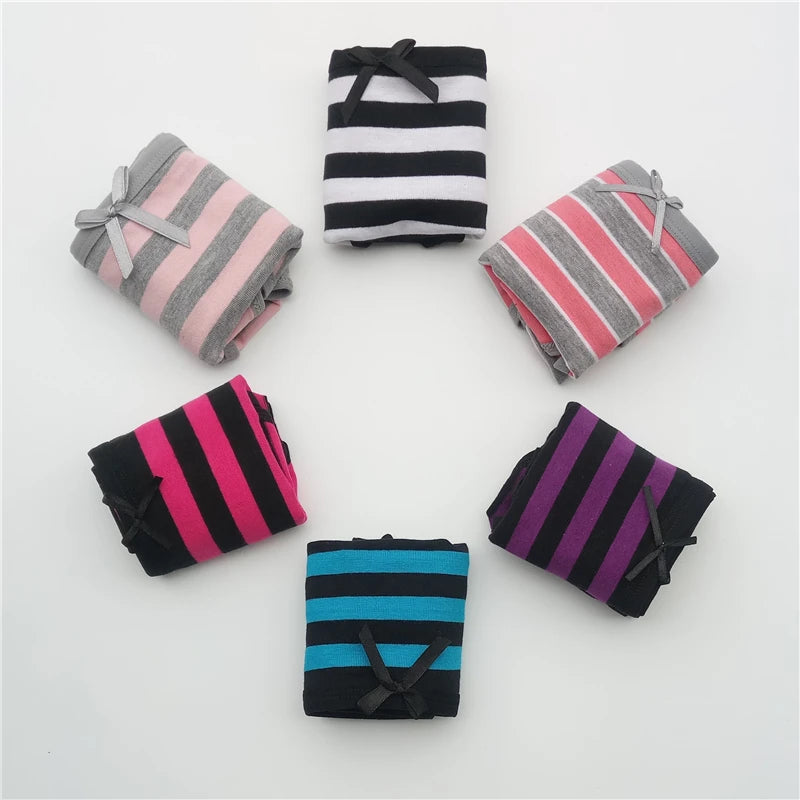 5 Pcs/set Women's cotton panties Girl Briefs Ms. Cotton underwear bikini underwear sexy Ladies Briefs