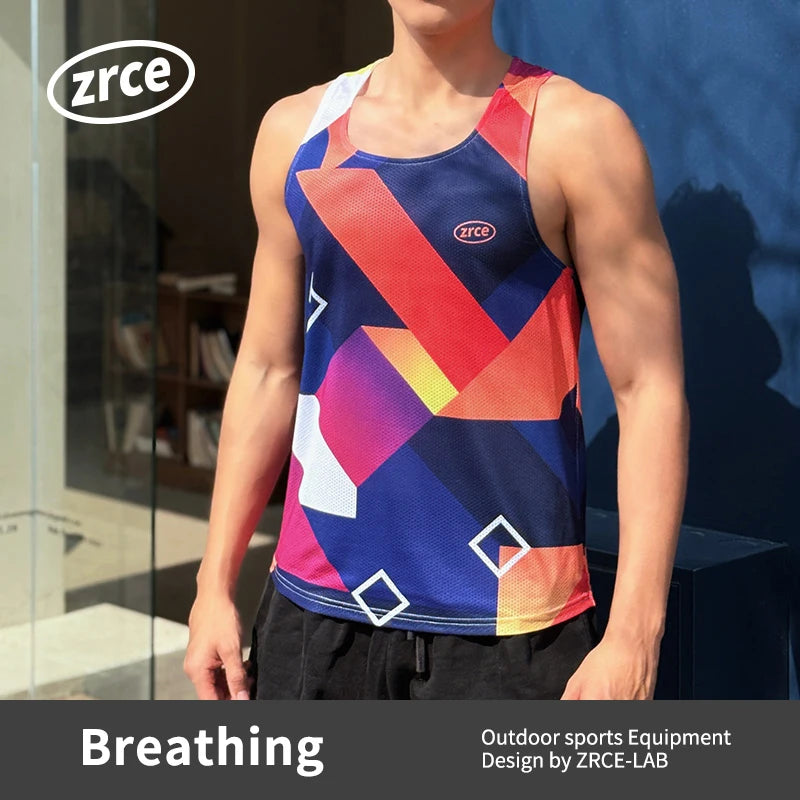 Men's Casual Sports Tank Top Breathable Polyester Spandex