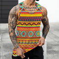 Hawaiian Fashion Men's Sleeveless Tank Top