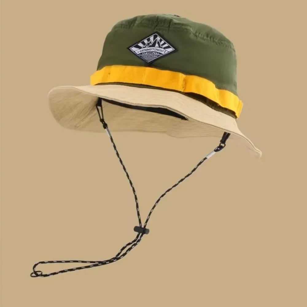 Leisure Vacation Fisherman Hat Quick-drying Basin Hat Packable Hat Summer Sun Hanging Bag Adjustable Visor Hat
