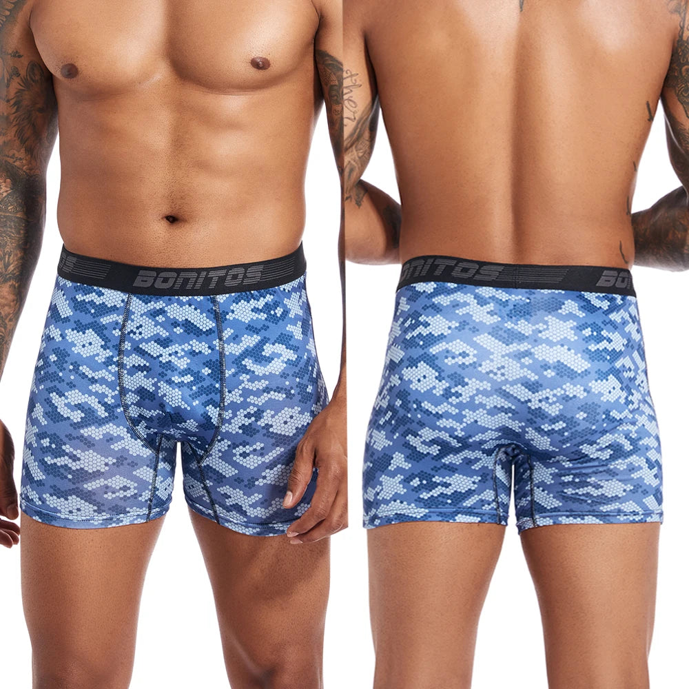 5pcs boxers Men's Breathable boxer shorts Men Underwear Polyester underpants for man High Quality Male Trunks