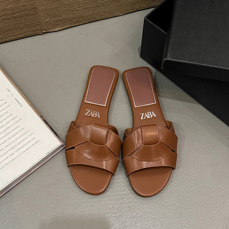 Designer Women'S Solid Color Fashion Slippers Zapatos De Mujer Women'S Shoes Slippers Women Slippers Women Shoes